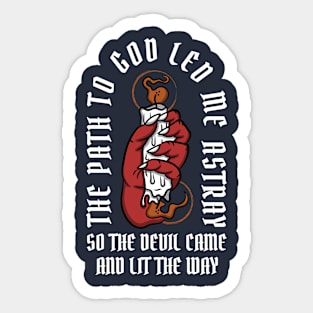 Bad Omens Tarot spirituality superstition gift idea present Sticker